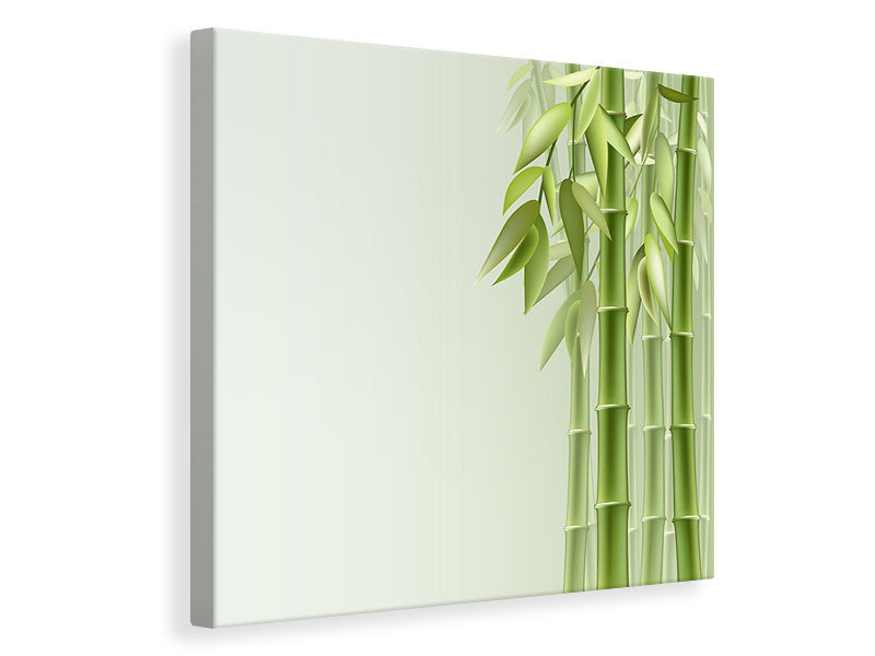 Canvas print Green Bamboo