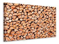 Canvas print Birch Stack