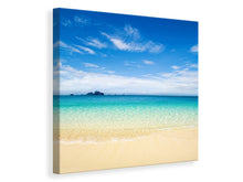 Load image into Gallery viewer, Canvas print Blue Lagoon &amp; Sky
