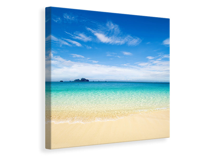 Canvas print Blue Lagoon & Sky