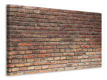 Load image into Gallery viewer, Canvas print Brown Brick Wall
