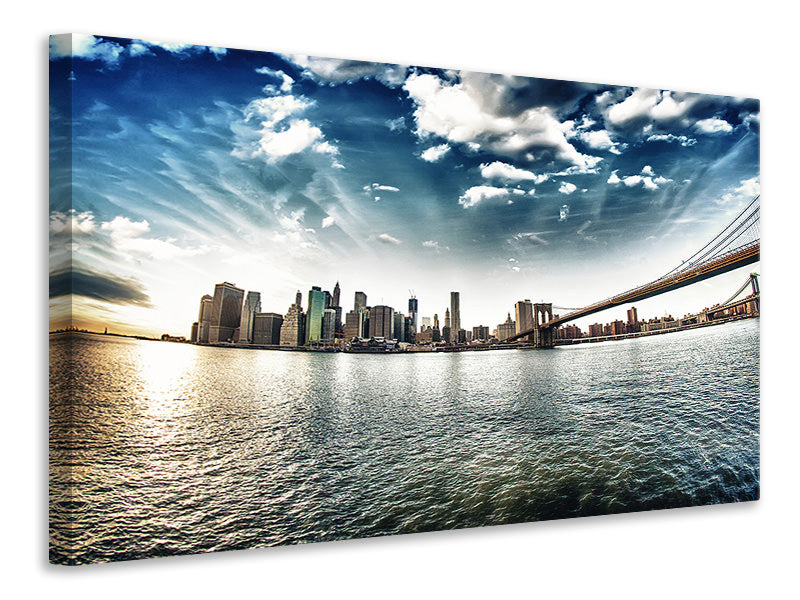 Canvas print Brooklyn Bridge From The Other Side