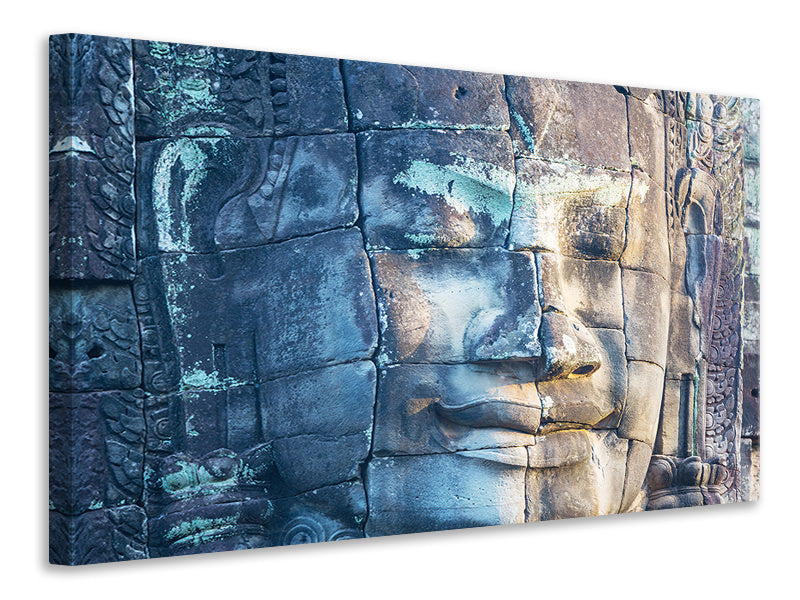 Canvas print Buddha in Rock