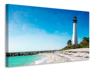 Canvas print Cape Florida Ligthhouse
