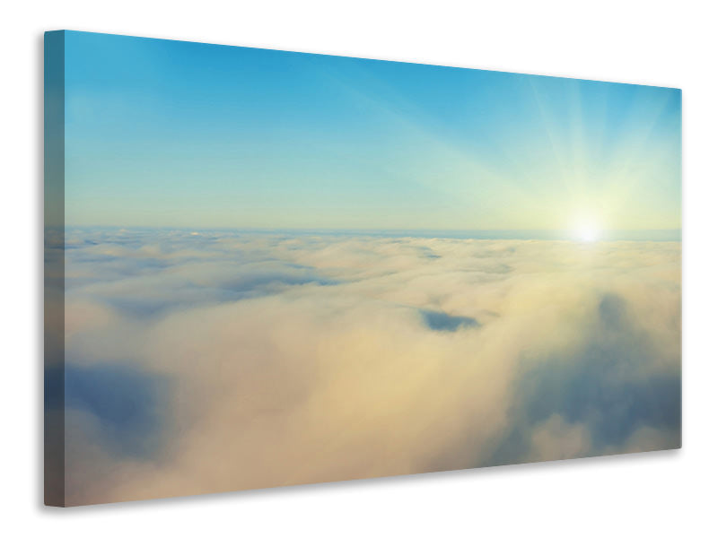 Canvas print Photo Wallaper Dawn Above The Clouds