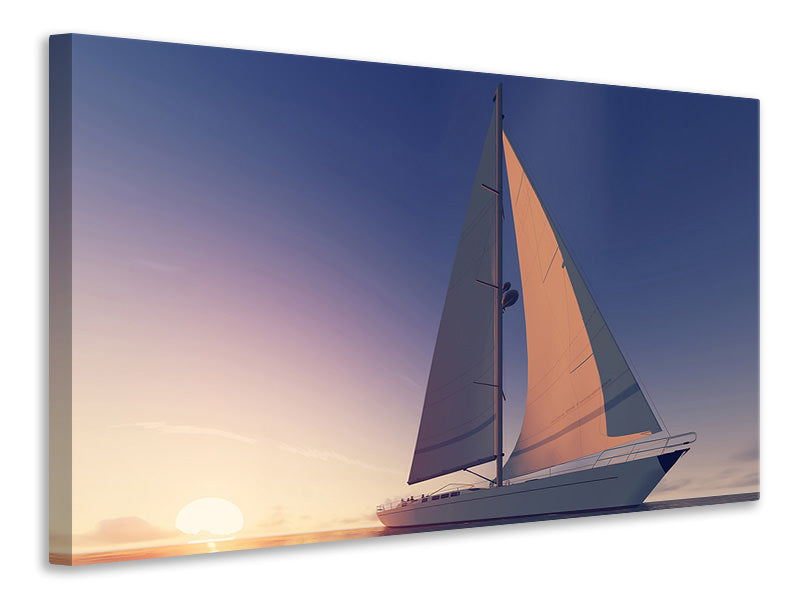 Canvas print The Sailboat