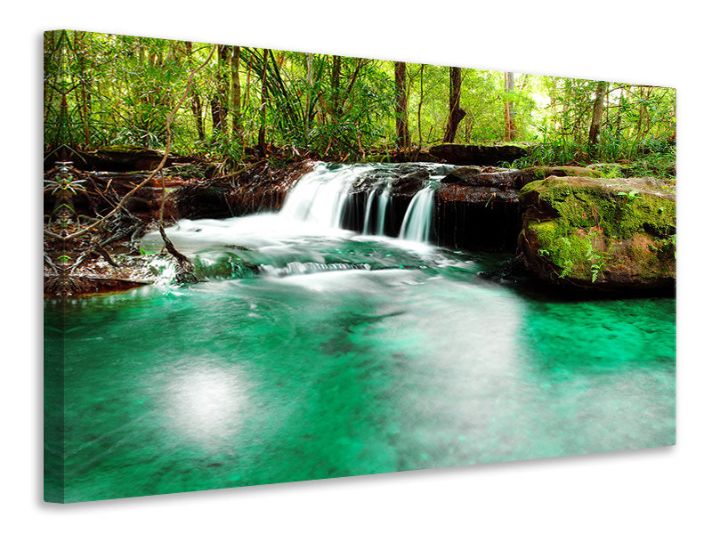 Canvas print The River At Waterfall