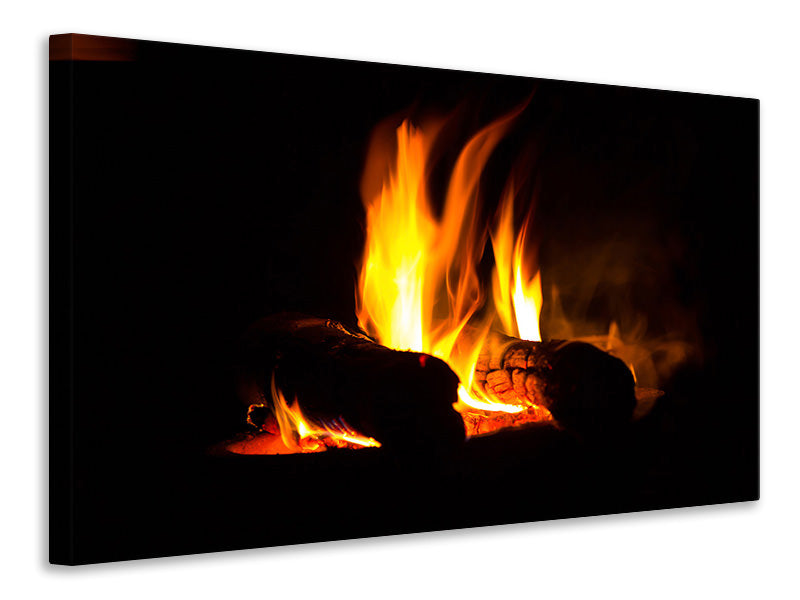 Canvas print The Fireplace