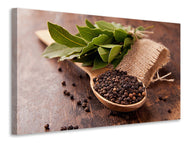Canvas print Pepper Spoon