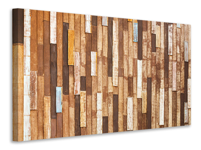 Canvas print Design Wood