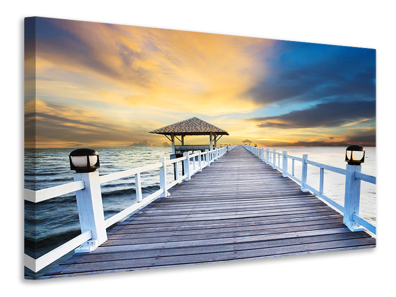 Canvas print The Bridge Into The Sea