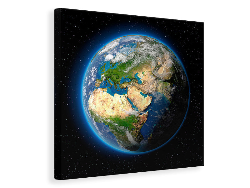 Canvas print The Earth As A Planet