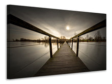 Load image into Gallery viewer, Canvas print The Wooden Bridge
