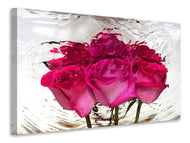 Canvas print The Rose Reflection
