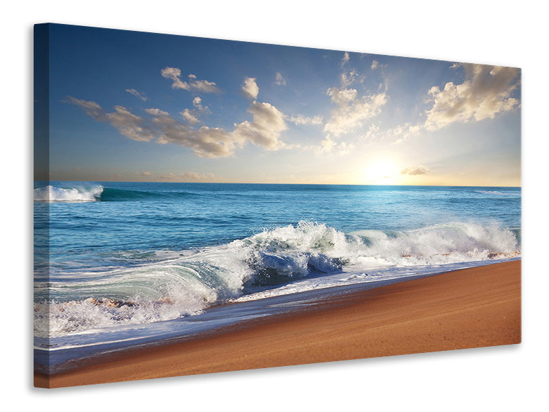 Canvas print The Waves Of The Sea