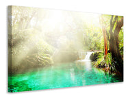 Canvas print The Green Lagoon