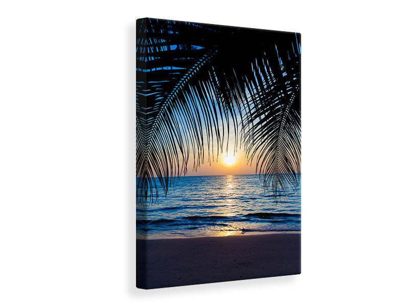 Canvas print Through The Palm