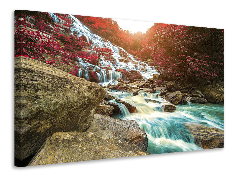 Canvas print Exotic Waterfall