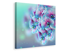 Load image into Gallery viewer, Canvas print Colored Orchids
