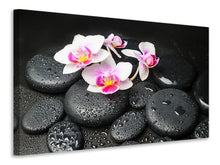 Load image into Gallery viewer, Canvas print Feng Shui Orchid Zen
