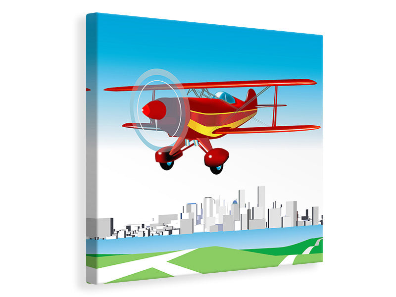 Canvas print Flying Aircraft