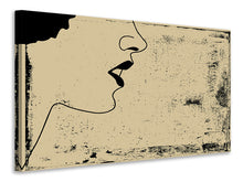 Load image into Gallery viewer, Canvas print Woman Portrait In Grunge Style
