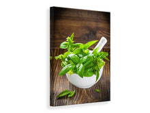 Load image into Gallery viewer, Canvas print Fresh Basil
