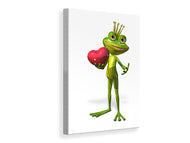 Canvas print Frog King