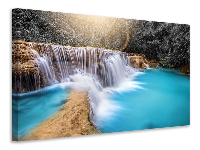 Canvas print Happy Waterfall