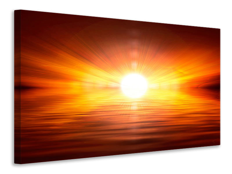 Canvas print Glowing Sunset