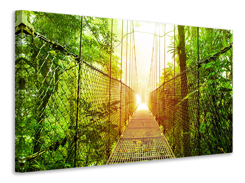Canvas print Suspension Bridge