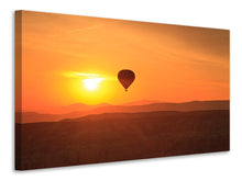 Load image into Gallery viewer, Canvas print Hot Air Balloon At Sunset
