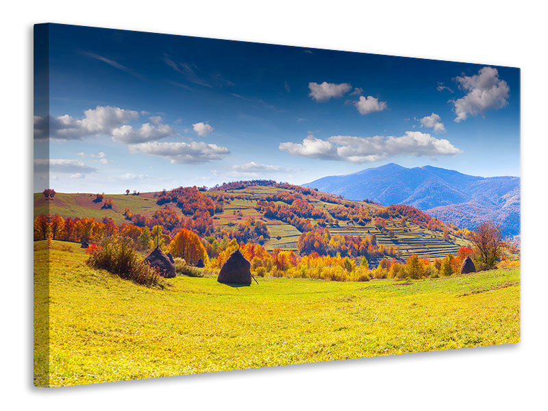 Canvas print Autumnal Mountain Landscape