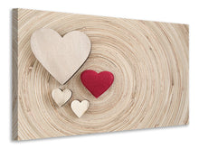 Load image into Gallery viewer, Canvas print Hearts
