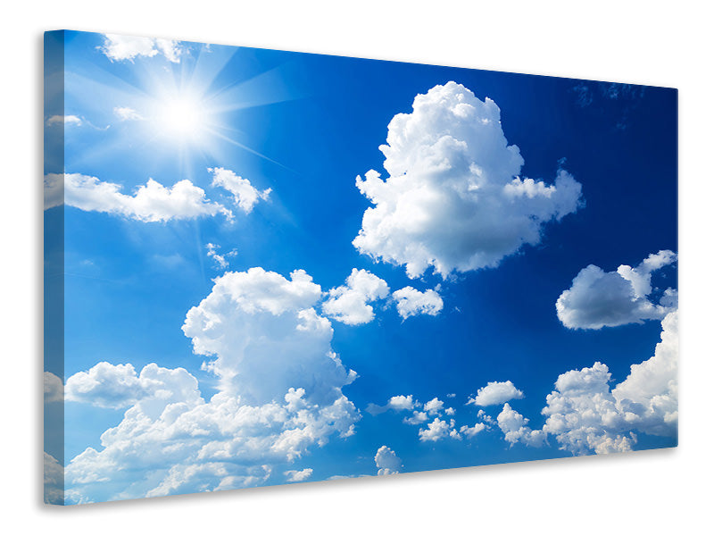 Canvas print Sky-Blue