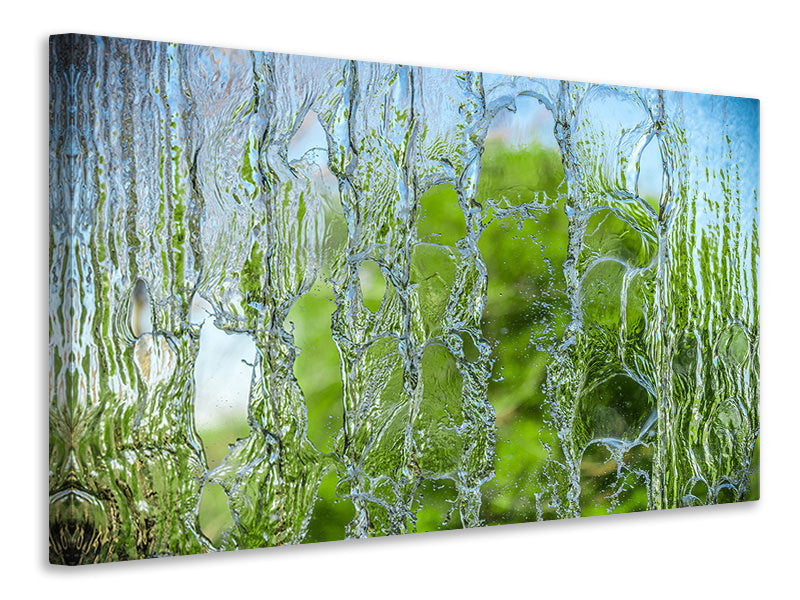 Canvas print Behind The Waterfall