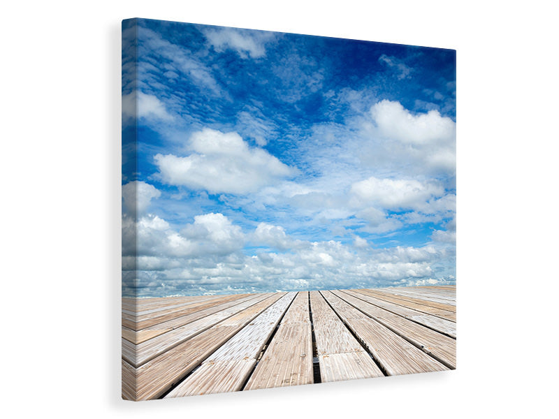 Canvas print Photo Wallaper High Above The Clouds