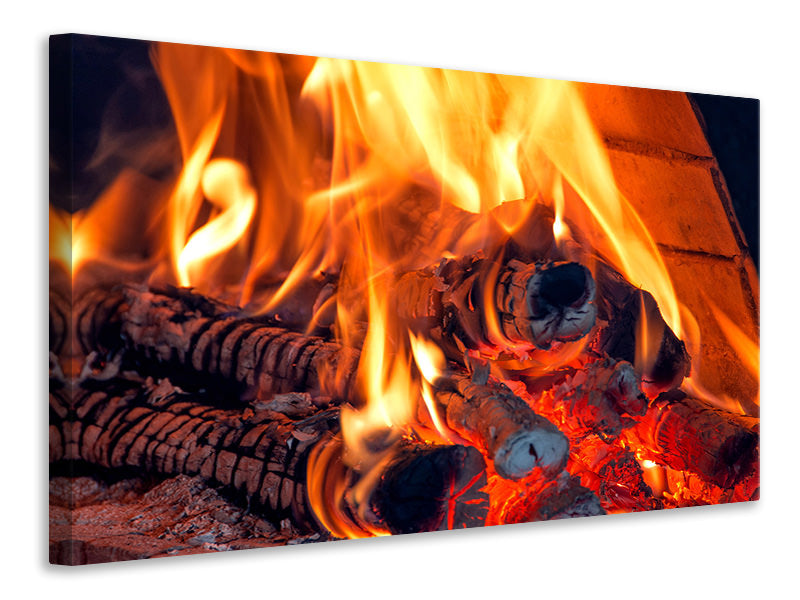 Canvas print Campfire