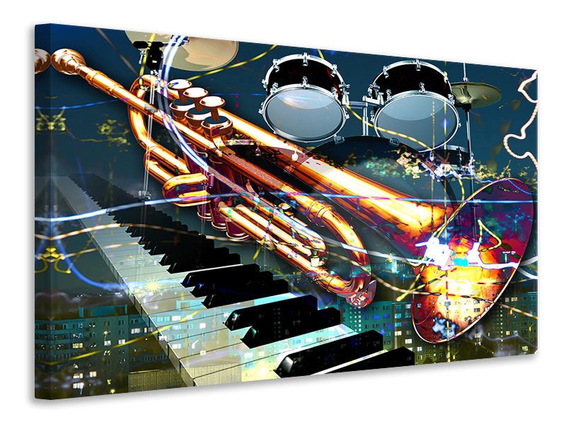 Canvas print Let The Music Play