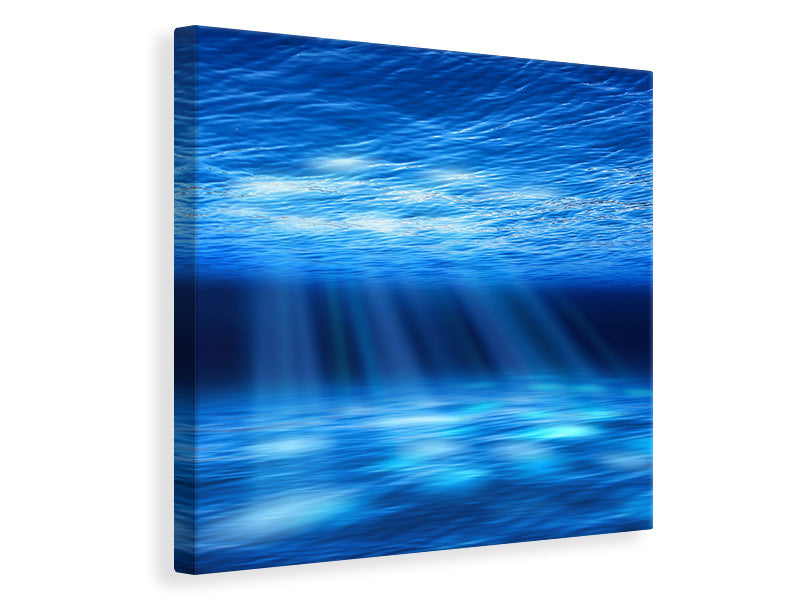 Canvas print Light Under Water
