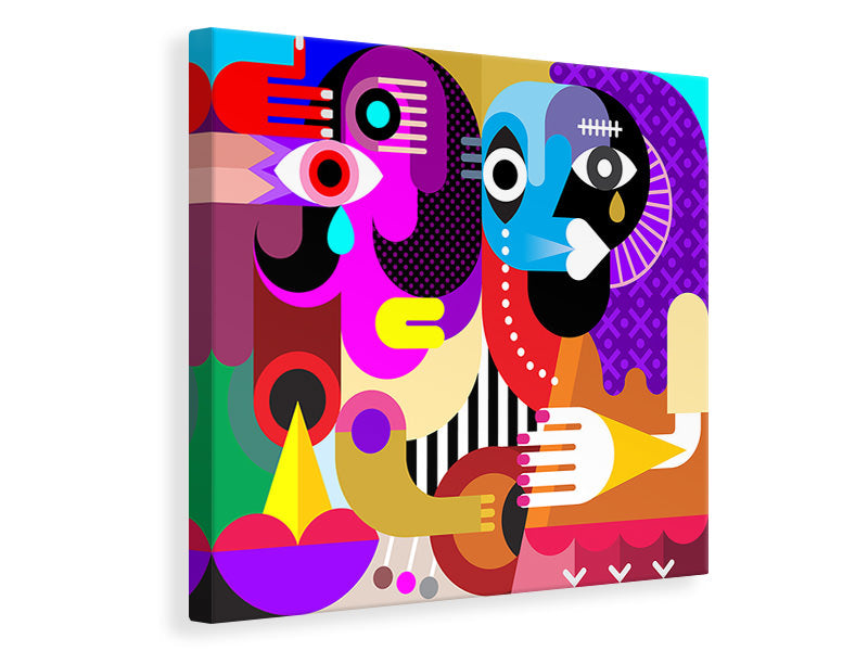 Canvas print Modern Art People