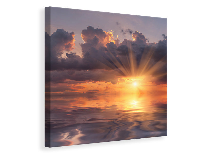 Canvas print Thrilling Sunset