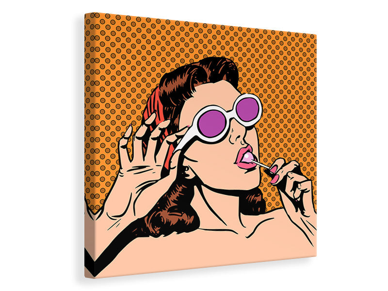Canvas print Pop Art Lollipop