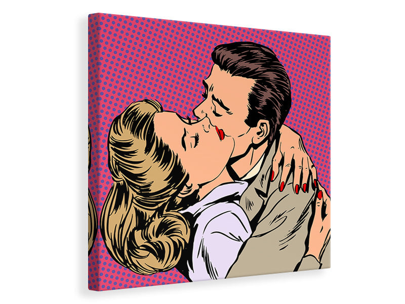 Canvas print Pop Art Longing