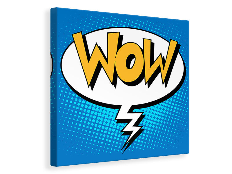 Canvas print Pop Art Speech Bubble