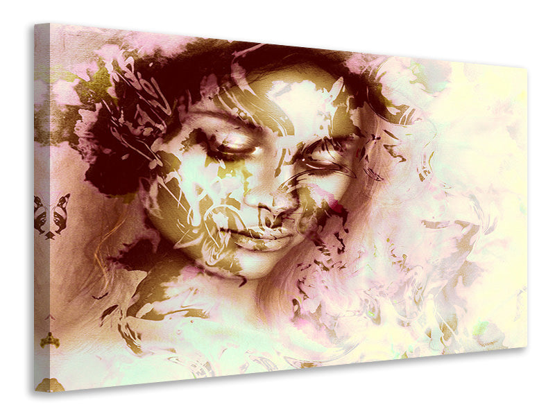 Canvas print Romantic Portrait Of A Beauty