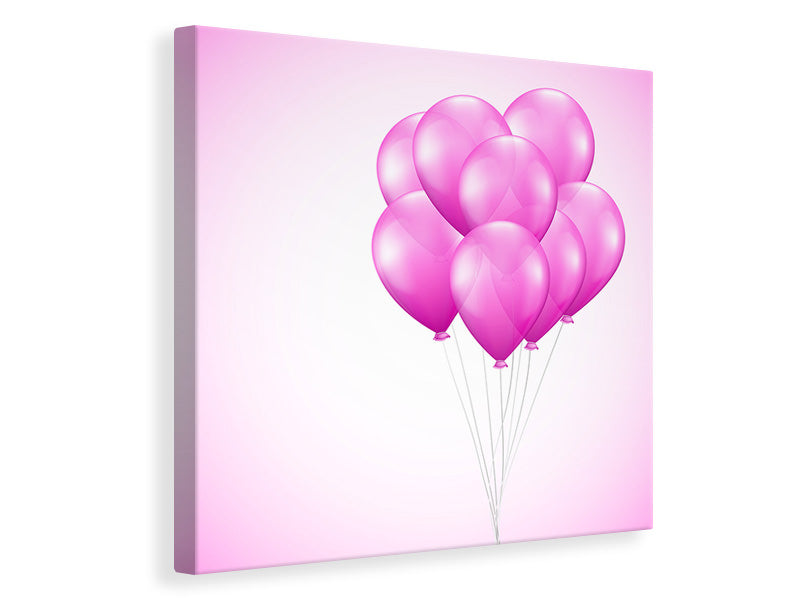 Canvas print Pink Balloons