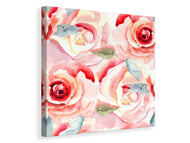 Canvas print Painting Rose