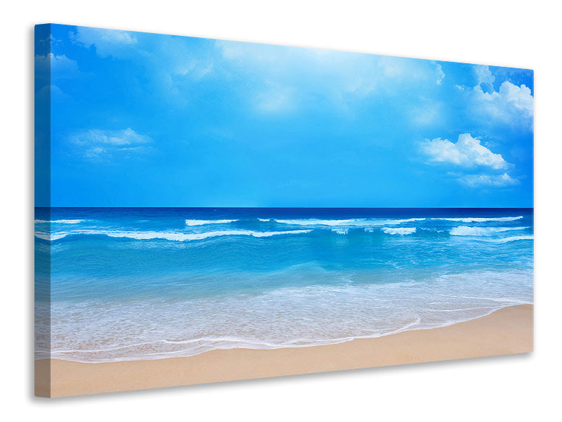 Canvas print Gentle Beach Waves