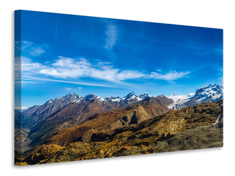 Canvas print Swiss Alps In Spring